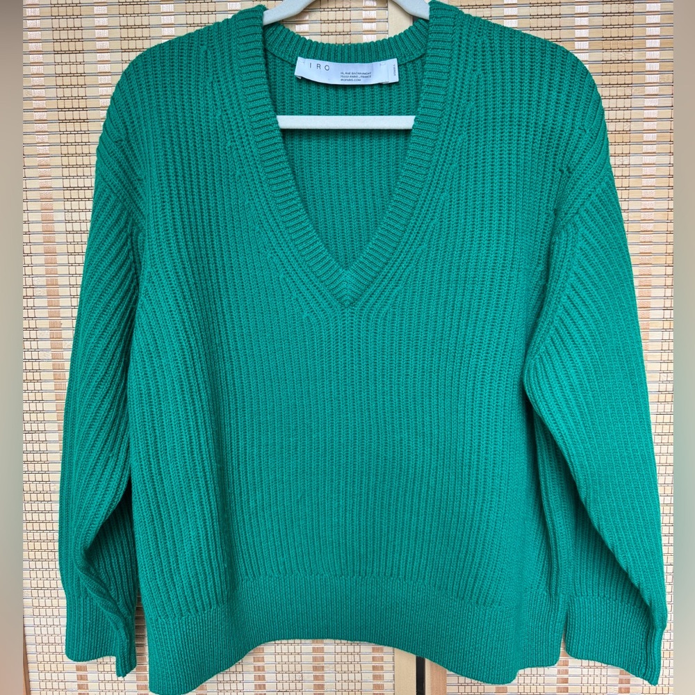 IRO Paris Green Wool Sweater